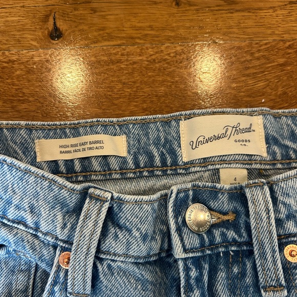 Universal Thread High Rise Barrel Jeans, 4 - Picture 2 of 7